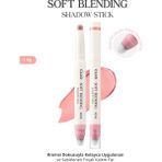 Clio Kremsi, Kolayca Uygulanan ve Sabitlenen Fırçalı Kalem Far Soft Blending Shadow Stick (M204) - M204 Rose Mousse