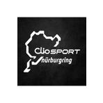 Clio Nürburgring İçin Uyumlu Aksesuar Oto Sticker Beyaz 20 17 Cm
