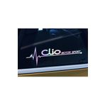 Clio Yan Cam Sticker Oto Kapı 20 Cm X 7 Cm Hologram c77