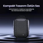 Clip 5W Klipsli Su Geçirmez Taşınabilir Mini Bluetooth Hoparlör Yeşil