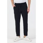 CLIPMAN Erkek Slim Fit Yumuşak Kumaş Likralı Duble Paça Joger Pantolon Siyah