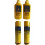 CLİPPER Çakmak Gazı (250ML) 2'li ve Clipper Benzin 80 ml Plastik Şişe 2'li - Renkli