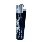 Clipper Deadly Chains Serisi Metal Çakmak - Silver