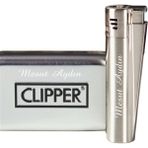 CLİPPER Kişiye Özel Clipper Marka Pürmüz Alevli Metal Çakmak