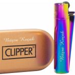 CLİPPER Kişiye Özel Metal Taşlı Çakmak Çok Renkli Lazer Baskı ile Kişiselleştirilebilir