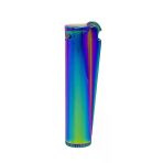 Clipper Metal Benzinli Çakmak - Icy Rainbow (Özel Metal Kutulu)