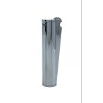 Clipper Metal Benzinli Çakmak - Parlak Gümüş (Parlak Krom) Özel Metal Kutulu