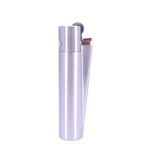 Clipper Özel Kutusunda Metal Çakmak - Mat Gümüş (Brushed Silver)