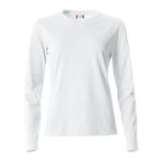 Clique Slim Fit Beyaz Uzun Kollu Kadın T-shirt