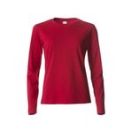 Clique Slim Fit Kırmızı Uzun Kollu Kadın T-shirt