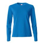 Clique Slim Fit Kraliyet Mavisi Uzun Kollu Kadın T-shirt