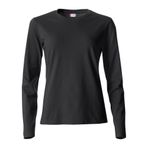 Clique Slim Fit Siyah Uzun Kollu Kadın T-shirt