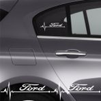 CLK Auto Ford Ranger Için Uyumlu Aksesuar Oto Ritim Sticker 2 Adet 20*9 cm 001 - Standart - Siyah
