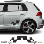CLK Auto Honda Jazz Için Uyumlu Aksesuar Yan Sport 28*13 001 - Standart - Siyah