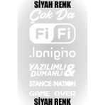 CLK Auto Oto Arka Cam Sticker Model 36 Siyah 20*35 cm 001 - Standart