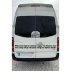 CLK Auto Oto Cam Yazı Sözleri Ticari-Servis-Dolmuş-Panelvan Uzun Sticker Model 13 001 - Standart - Siyah
