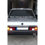CLK Auto Oto Cam Yazı Sözleri Ticari-Servis-Dolmuş-Panelvan Uzun Sticker Model 14 001 - Standart - Siyah