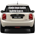 CLK Auto Oto Cam Yazı Sözleri Ticari-Servis-Dolmuş-Panelvan Uzun Sticker Model 47 001 - Standart - Siyah
