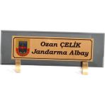 CLK İsme Özel Süblimasyon Baskı Altın Camsız İsimlik