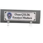 CLK İsme Özel Süblimasyon Baskı Gümüş Camsız İsimlik