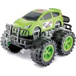 ÇLK Toys Çalkan Jumbo Dev Tekerlekli 4x4 Off Road Oyuncak Araba Yeşil - Renkli