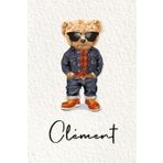 Clément: Cahier personnalisé avec prénom Clément | Cadeau d'anniversaire pour enfant, garçon, homme, copain ... | Nounours | 110 pages lignée, Petit Format 6x9 pouces (15,24 x 22,86 cm)