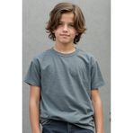 Cloise Gri Boyama Çocuk T-Shirt %100 Pamuk Kısa Kol Unisex Erkek Kız Standart Kalıp - 3 - 4 Yaş