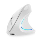 Cloody Sarjlı Dikey Ergonomik Kablosuz Mouse Fare Wireless 2000 Dpı 6 (Beyaz)