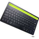 Cloody Siyah Bluetooth Ultra Ince+şarjlı Mac/win/android/ıos Uyumlu Tablet Standlı Kablosuz Klavye