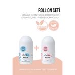 clooe Alüminyumsuz Vegan Roll On İkili Set Alkol İçermez Doğal Koku Nötralize Edici Bakım 2x50ml