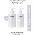 Clooe Organik Bebek Losyonu - 2’li Fırsat Paketi (Argan Yağı & Zeytinyağı, Yenidoğan için Uygun)