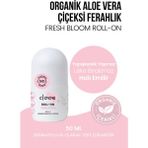 Clooe Vegan Alüminyum ve Alkol Içermeyen Organik Aloe Veralı Hassas Cilt Uyumlu Karatma Yapmayan Ter Kokusu Giderici Yapışkanlık Bırakmayan Ferahlatıcı Unisex Deodorant Roll-On - 50 ml