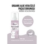 clooe Vegan Bebek Kolonyası Organik Aloe Vera Özlü Soft Patchouli Kalıcı Ferahlık 150ml