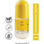 Clooe Yağsız Yapılı Makyaj Bazı Uyumlu Ekran Işığı ve UV Korumalı Yeni Nesil Filtreli Çift Fazlı Güneş Suyu 100 ml