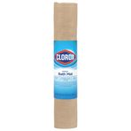 Clorox By Duck marka kauçuk banyo paspası, küvet paspası, kaymaz küvet paspası, konfor ve güvenlik için vantuzlu, 40 x 90 cm, boz kahverengi
