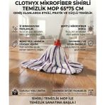 Clothyx Sihirli Mikrofiber Temizlik Mopu 65*75 1 Adet - Mor