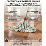 Clothyx Sihirli Mikrofiber Temizlik Mopu 65*75 1 Adet - Yeşil