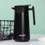 Cloud Yaratıcı 800ML Mocha Özel Pot Mini Cezve 304 Paslanmaz Çelik Taşınabilir Pot (Yurt Dışından) - Beyaz - Siyah