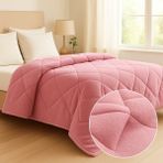 Cloudtouch Ultra Soft %100 Silikon Welsoft Yorgan - 155 x 215 cm - Pembe