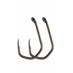 CLoxks Balıkçılık Tackle Kit Balıkçılık Hooks 15pcs PTFE Coated High Carbon Steel Fish Hook Micro Barbed with Eye Carp Fishing Hook Accessories Worm Hooks (Color : 10#)