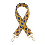 CLoxks Çanta Askısı Omuz Askısı Çanta Askı Kolları Elmas Şekilli Omuz Askıları, Ayarlanabilir Dekoratif Askılı Kumaş Çanta Askıları Zincir Kayışı, Giallo, Silver