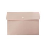 CLoxks Dosya Klasörleri Tokalı Dosya Klasörü Düzenleyici Mavi Yeşil Pembe 32x23 cm Okul Ofis Öğrenci Öğretmen Belge Çantası Ofis Dosya Klasörleri (Renk: Roze)