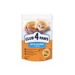 Club 4 Paws Somonlu Premium Pouch 80 gr Yavru Kedi Yaş Mama
