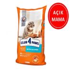 Club4Paws 1 kg Açık Premium Adult Somonlu Yetişkin Kedi Maması