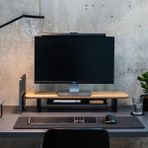 Clue Doğal Ahşap Amerikan Huş Kontraplak Monitör Yükseltici