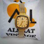 Clup Polo Alsaat Vintage Kadın Saati - Altın - Bej