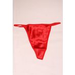 CLZ275 Saten String Külot Kırmızı