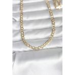 Cm 14K Gold Renk Kalın Zincir Model 60 Cm Kadın Kolye 5886