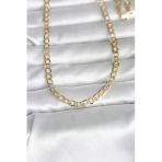 Cm 14K Gold Renk Kalın Zincir Model 60 Cm Kolye