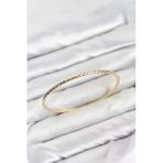 Cm Gold Renk Lazer Kesim Model 65 Mm Bilezik Tj-Bb8617